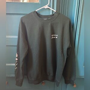 Green Spread Love Crewneck Sweatshirt
